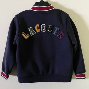 Lacoste Boys Croc Patch Varsity Jacket